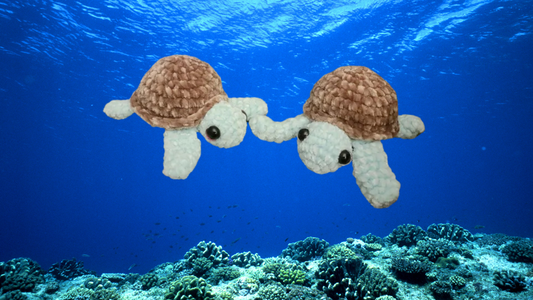 Tater Tide (Small Eye Version) - The Tiny Sea Turtle with Big Ocean Energy